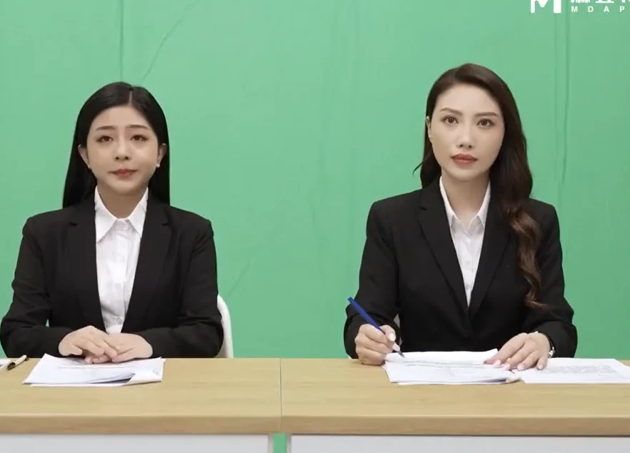 MD0292 Some hai em phát thanh viên dáng ngon